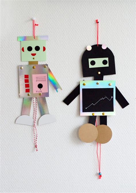 Make Cardboard Robot Puppets Vbs Crafts Diy Robot Maker Fun Factory Vbs