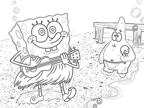 Baby Spongebob Coloring Pages