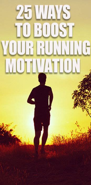 A Man Running In The Sunset With Text That Reads 25 Running Motivation