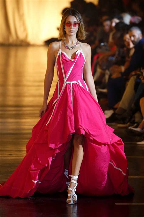 Bella Hadid walks runway at the Off-White Womenswear Spring/Summer 2020 ...