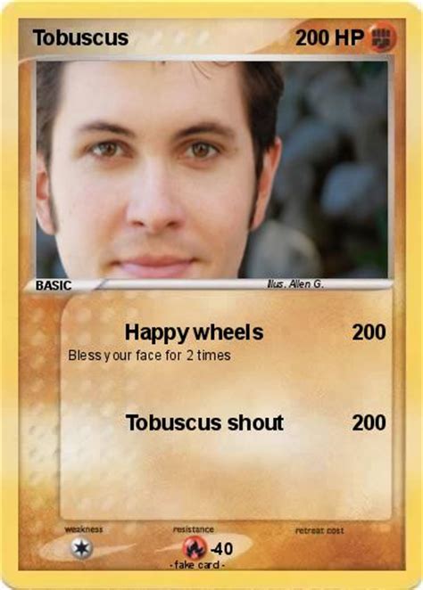 Pokémon Tobuscus 259 259 Happy Wheels My Pokemon Card