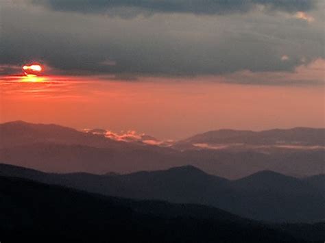 Sunset At Grandfather Mountain Grandfather Mountain Amazing Sunsets