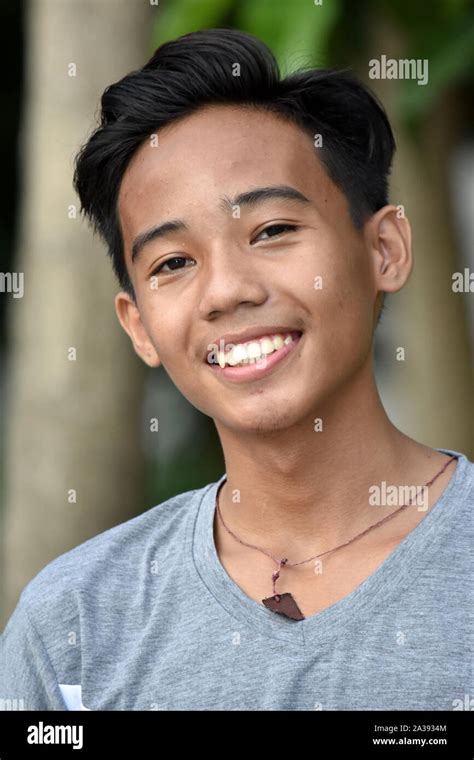 A Handsome Filipino Boy Smiling Stock Photo Alamy