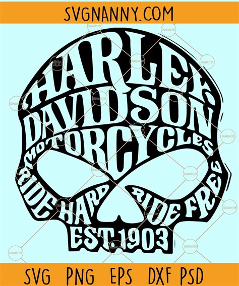 Harley Davidson Svg Vector Cut Files Harley Davidson Logo Svg Png Dxf Eps Ph