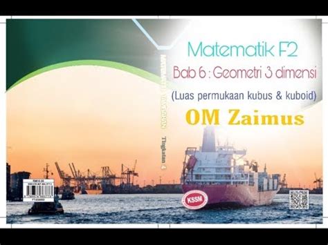 Mengamalkan secara konsisten kemahiran proses matematik iaitu penyelesaian masalah, penaakulan, berkomunikasi secara matematik, membuat perkaitan dan perwakilan; Matematik Tingkatan 2, Bab 6 : Geometri Tiga Dimensi (Luas ...