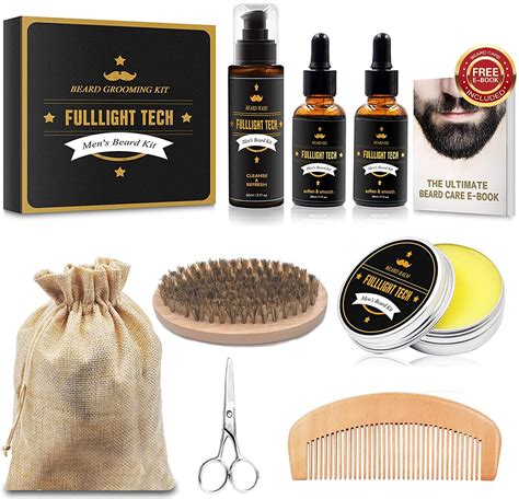 Bartpflege Set Geschenke Für Männer Mit Bartshampoobartöl Wachstumbart Balsambart Kamm