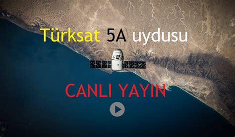 SpaceX Türksat 5A uydusu fırlatıyor Canlı Yayın SonDakika 08 01 2021