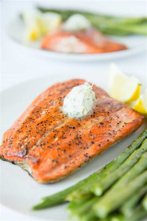 Pan Seared Salmon With Dill Butter Tastes Lovely