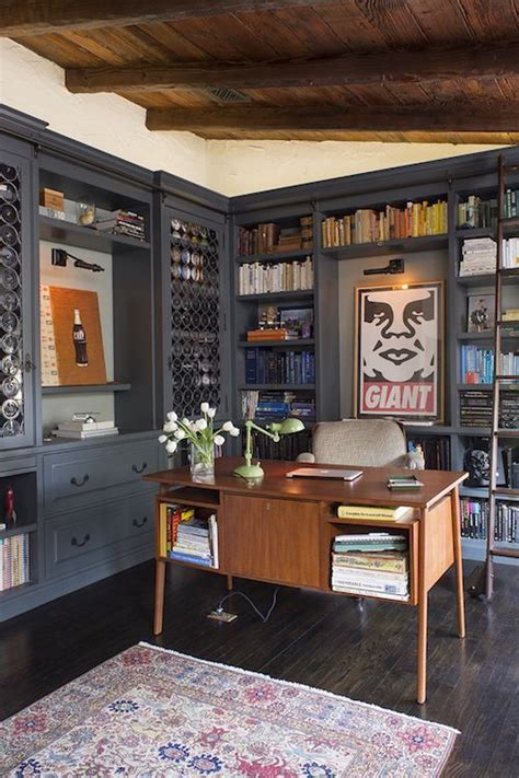 25 Spaces With Stylish Shelving Home Office Decor Home Office Design