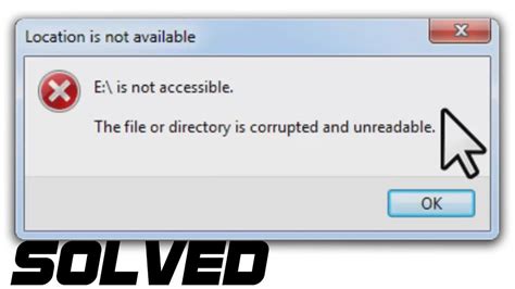 Fix File Or Directory Is Corrupted And Unreadable Error On Windows 10