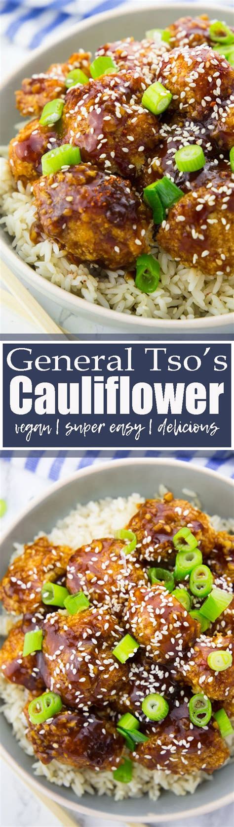 Get it before it's gone!. This vegan general tso's cauliflower is so crispy ...