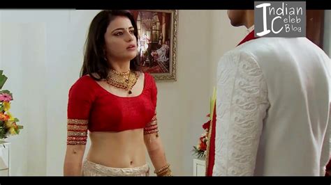 Radhika Madan Hindi Tv Serial Actress Hot Saree Strip Scene