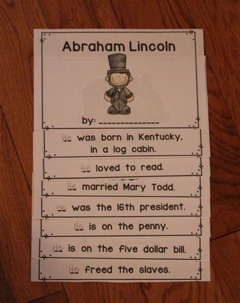 good activity   students  learn facts  lincoln