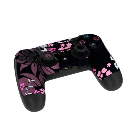 Sony Ps4 Controller Skin Dark Flowers By Kate Knight Decalgirl