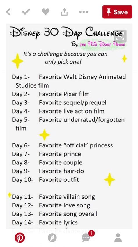 30 Day Disney Challenge Disney Amino