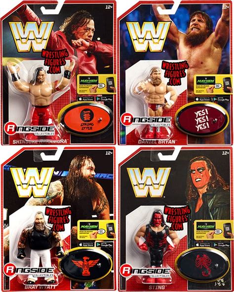 Wwe Retro Series 6 Figures Set Of 4 Wwe Toy Wrestling Action Figures