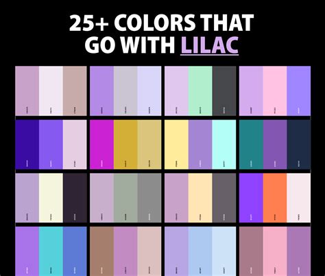 25 Best Colors That Go With Lilac Color Palettes Creativebooster