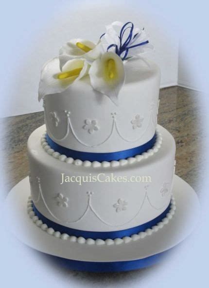 Wedding Cakes 2 Tier Blue Flower 61 Ideas For 2019 Groom Wedding