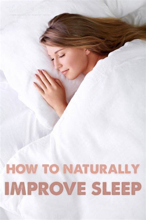 How To Improve Your Sleep Naturally Wellness Mama