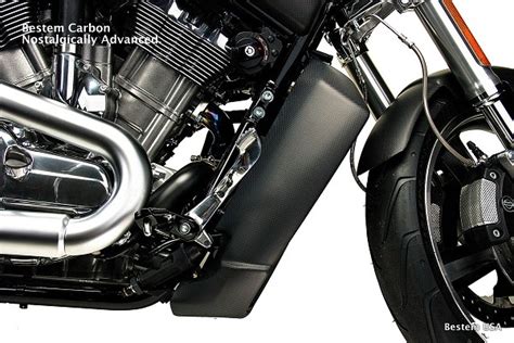 Harley Davidson Vrscf V Rod Muscle Carbon Fiber Radiator Spoiler Side