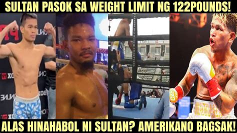 Sultan Sa 122 Na Casimero Hinahabol Sultan Vs Gonzalez Grabe Ang