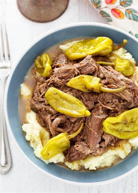 You can cook a roast in a crockpot without browning it, but the meat is more flavorful and appealing if sear it first. Crock Pot Mississippi Pot Roast | Simply Happy Foodie