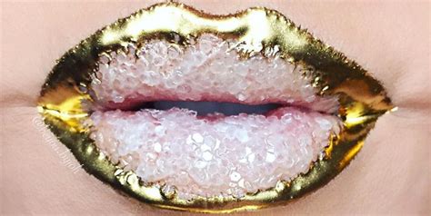 crystal lip art is the latest beauty trend slaying all over instagram