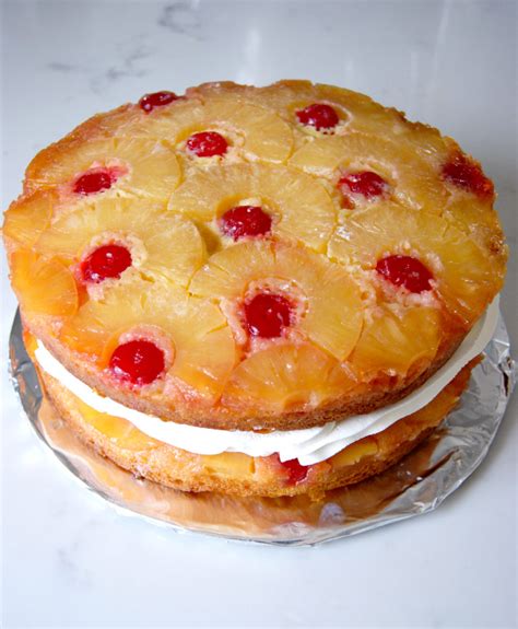 Scrape down sides of bowl. Super Easy Layered Pineapple Upside-Down Cake - Lady of ...