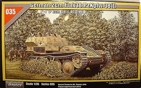 German 2cm Flak38 Pzkpfw 38t Tristar 135