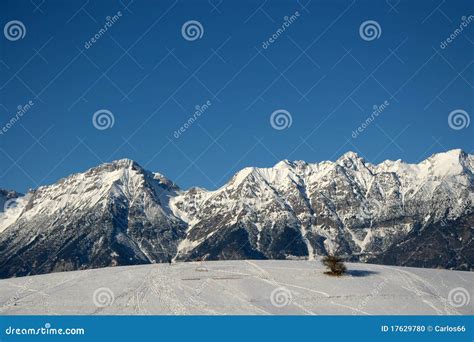 Summit Tyrolean Alps Stock Photo Image Of Mountains 17629780