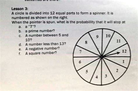 Solvedhelp Me Guys Pleasee Lesson 3 A Circle Is Divided Into 12