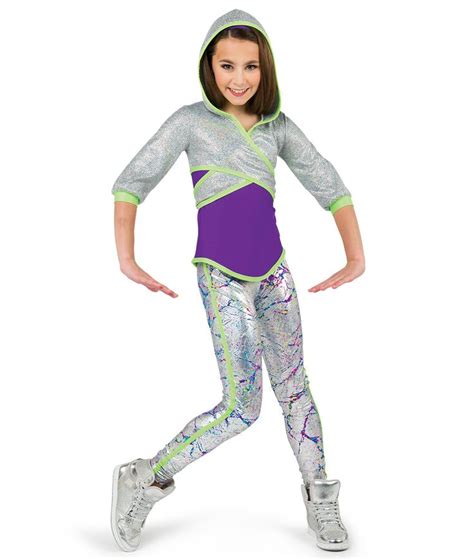 Silver Tween Hip Hop Dance Costume A Wish Come True Dance Costumes Hip Hop Outfits With