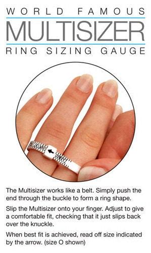 Uk Ring Size Gauge Maxwell Harrison Jewellery