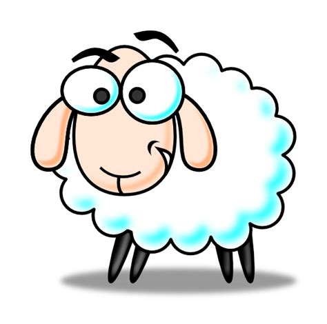 Black and white sheep drawing. Flock of sheep clipart - Clipground