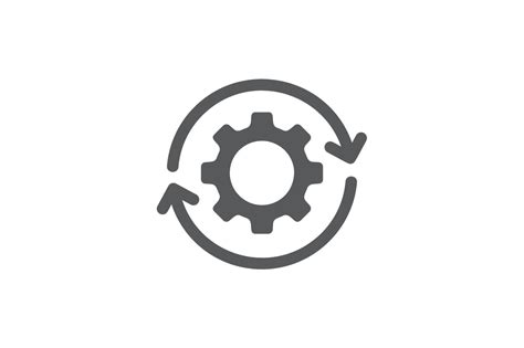 Automation Automatic Rolling Gear Automatic System Icon Graphic By