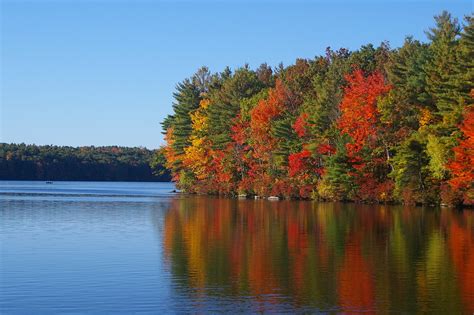 Fall Foliage Lake Free Photo On Pixabay