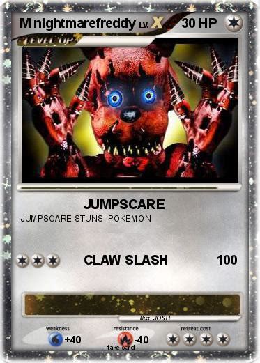 Pokémon M Nightmarefreddy Jumpscare My Pokemon Card