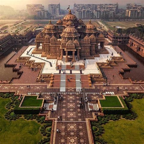 Akshardham The Largest Hindu Temple In The World Wow Some Feeds