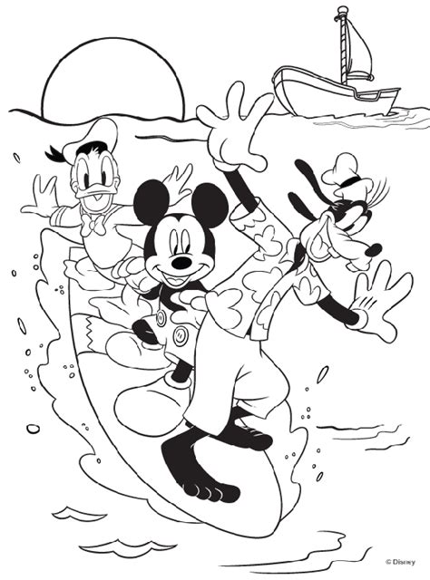 Didi and his friends are having all sorts of fun in each one of the pictures in this coloring game. Disney Mickey Mouse and Friends Coloring Page | crayola.com