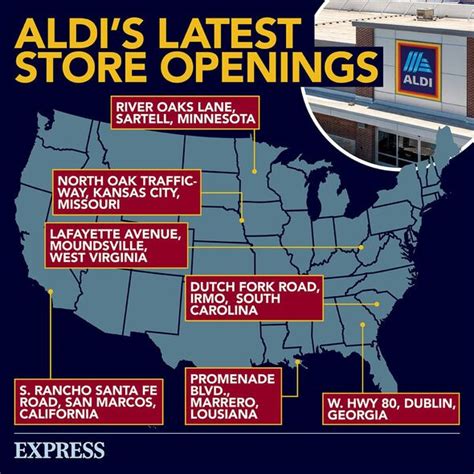 Aldi Store Openings Mapped As Supermarket Cuts Ribbon On Seven Stores