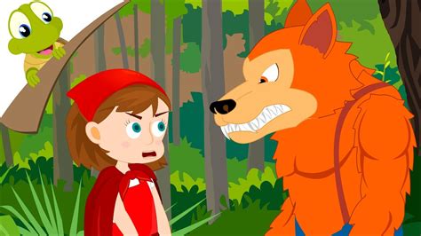 As she was going through the wood, she met gaffer wolf, who had a very. Little Red Riding Hood Story Song for Kids - YouTube