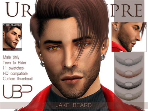 Sims 4 Biker Beard