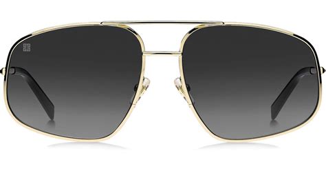 Givenchy Synthetic 60mm Gradient Aviator Sunglasses In Black Lyst