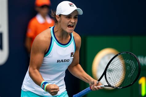 Ash Barty Ashleigh Barty Shrugged Off The Absence Of A Home Crowd As She Eased Into The Fourth