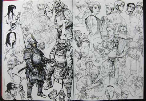Felix Ip。蟻速畫行 Awesome Sketches By Kim Jung Gi
