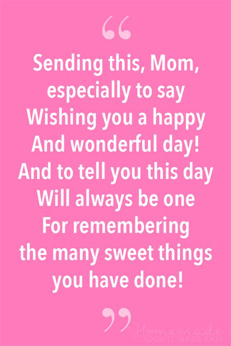 58 Short Mothers Day Poems Perfect For Sending To Your Mom In 2023