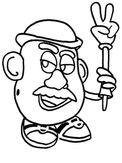 Mr pricklepants toy story coloring pages. Mr potato head coloring pages to download and print for free