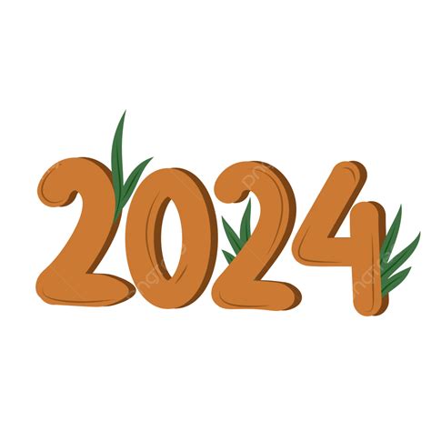 2024년 새해 2024년 새해 년도 Png 일러스트 및 Psd 이미지 무료 다운로드 Pngtree