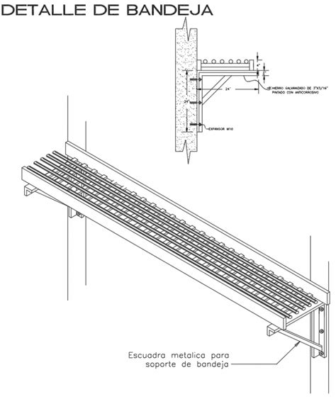Cable Tray Support Dwg Drawing Thousands Of Free Cad Blocks