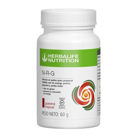 N R G Té De Guaraná Sabor Guaraná Tropical 60g Herbalife Nutrition